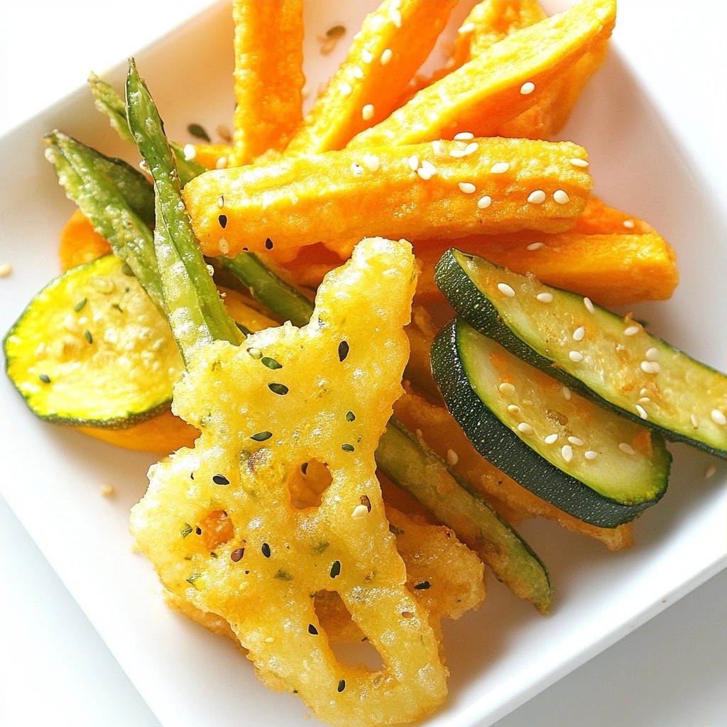 Crispy Restaurant-Style Tempura Vegetables leicht selbst zubereiten