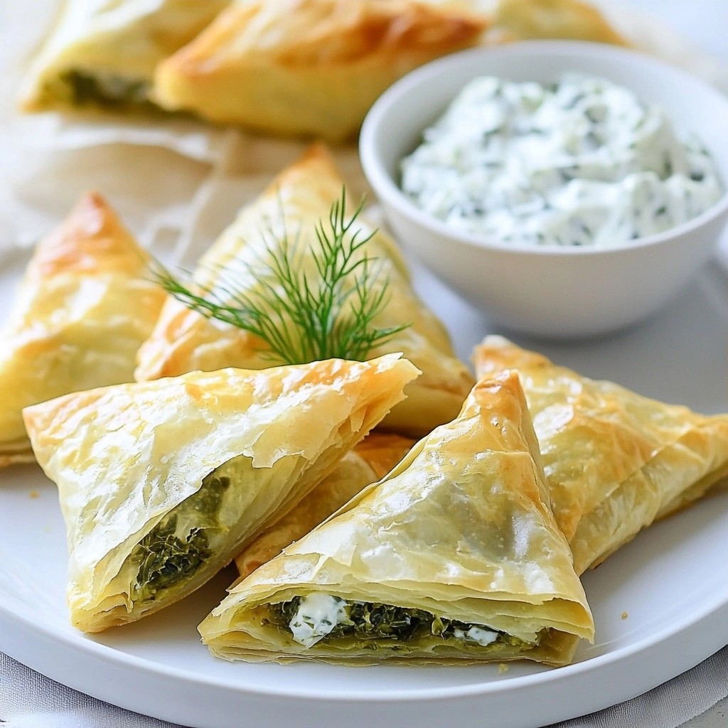 Savory Copycat Recipes Greek Spanakopita Triangles