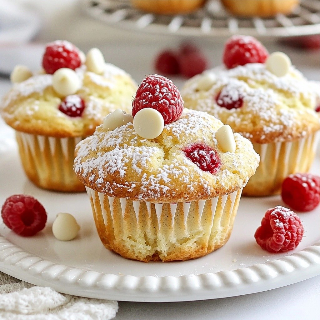 Fluffy Copycat Recipes White Chocolate Raspberry Muffins