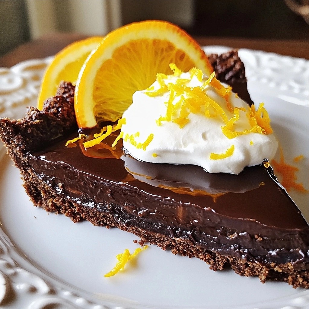 Decadent Copycat Recipes Chocolate Orange Tart Genuss