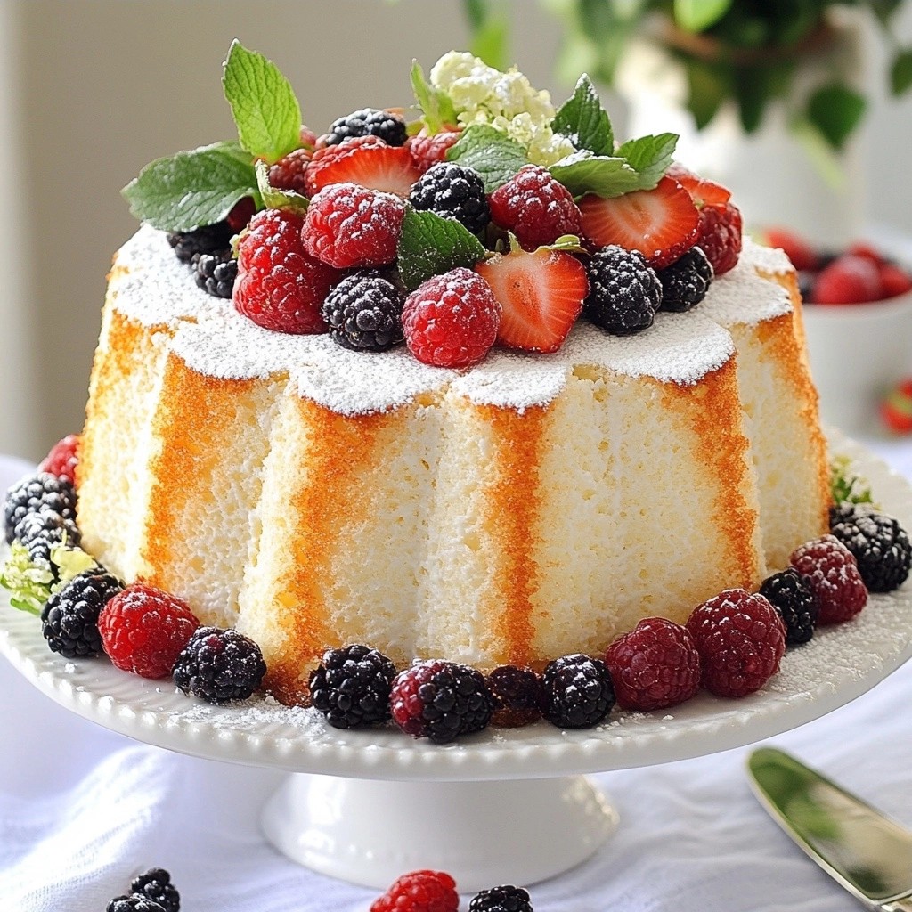 Fluffy copycat recipes Angel Food Cake leicht gemacht