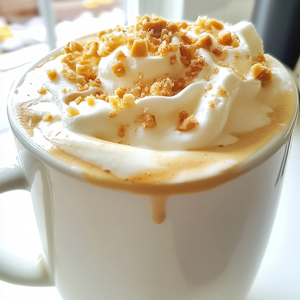 Frothy Starbucks DIY Toffee Nut Latte einfach genießen