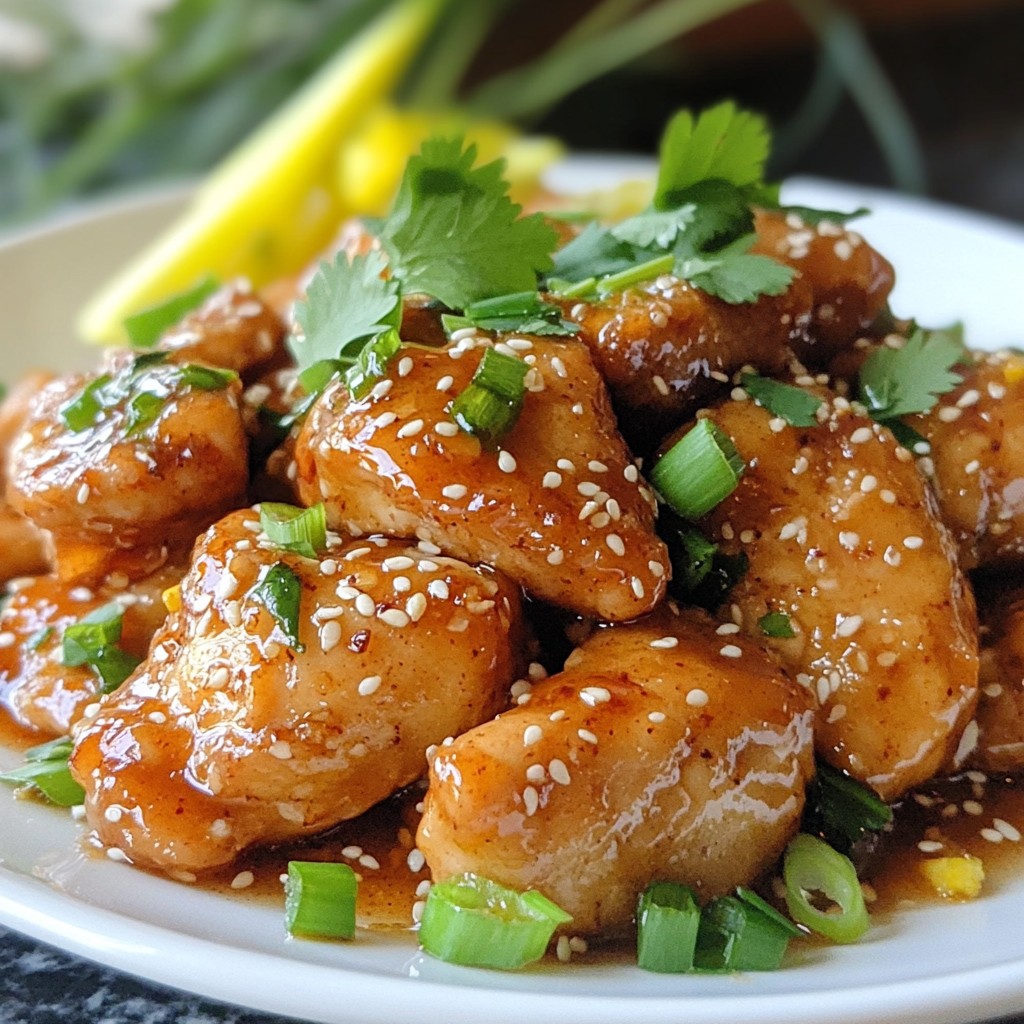 Honig Knoblauch Sesamstreifen Einfach und Köstlich