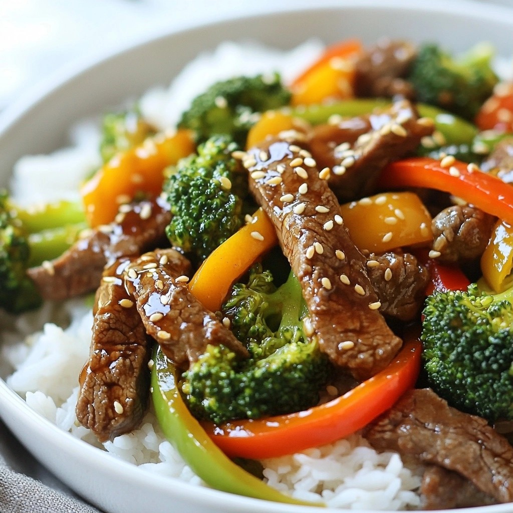 Herzhaftes Beef and Broccoli Stir Fry Rezept