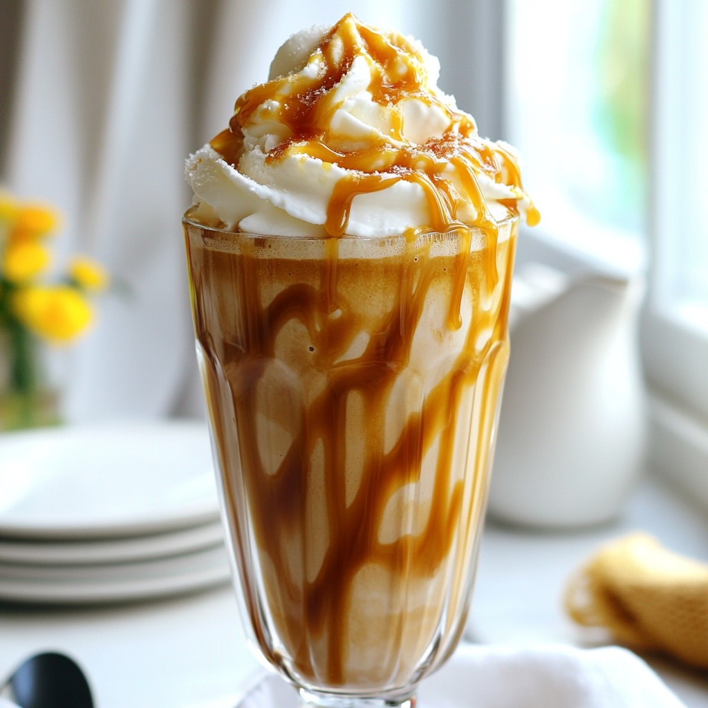 Karamell-Mokka-Frappuccino Einfaches und köstliches Rezept
