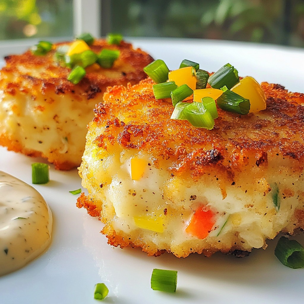 Crispy Homemade Fast Food Crab Cakes Rezept zum Ausprobieren