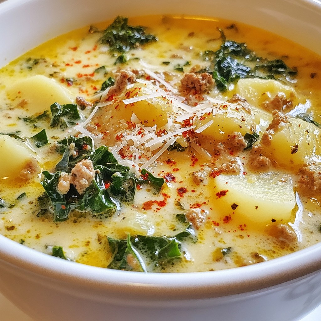 Creamy Olive Garden Copycat Zuppa Toscana Genuss