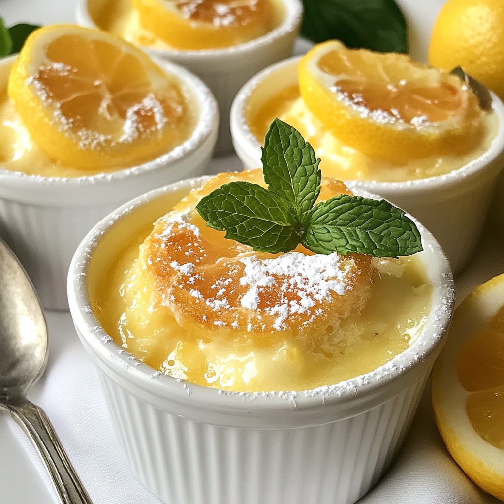 Velvety Copycat Recipes Lemon Pudding Cakes Genuss