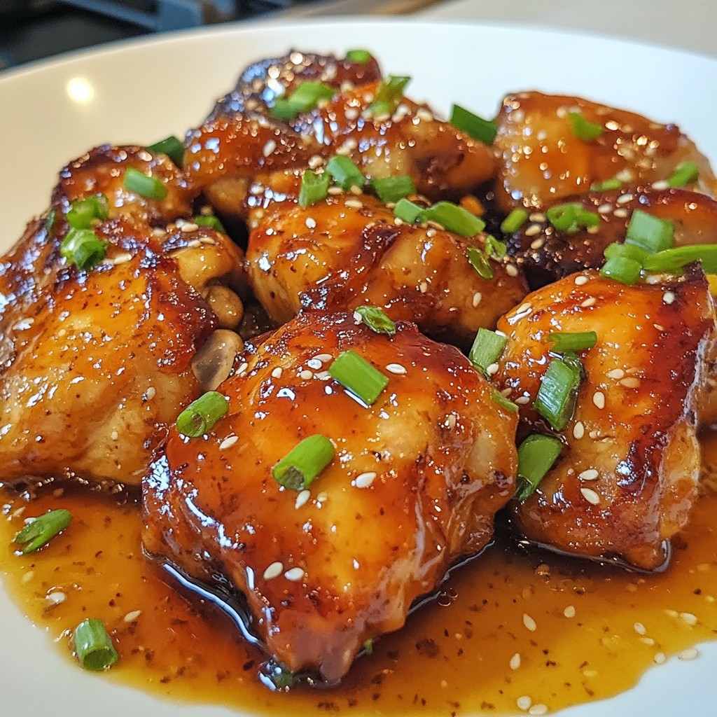 Leckere Honig-Knoblauch-Hähnchen-Schenkel Rezept