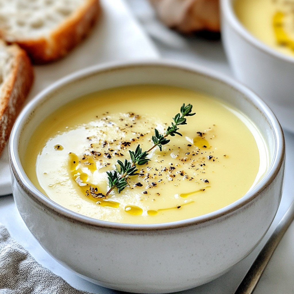 Creamy Roasted Garlic Soup Einfaches und köstliches Rezept