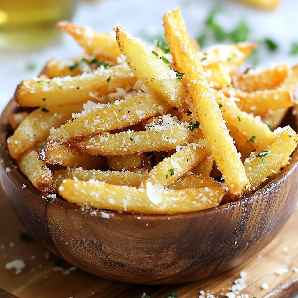 Parmesan Truffle Fries leckeres Rezept für Zuhause
