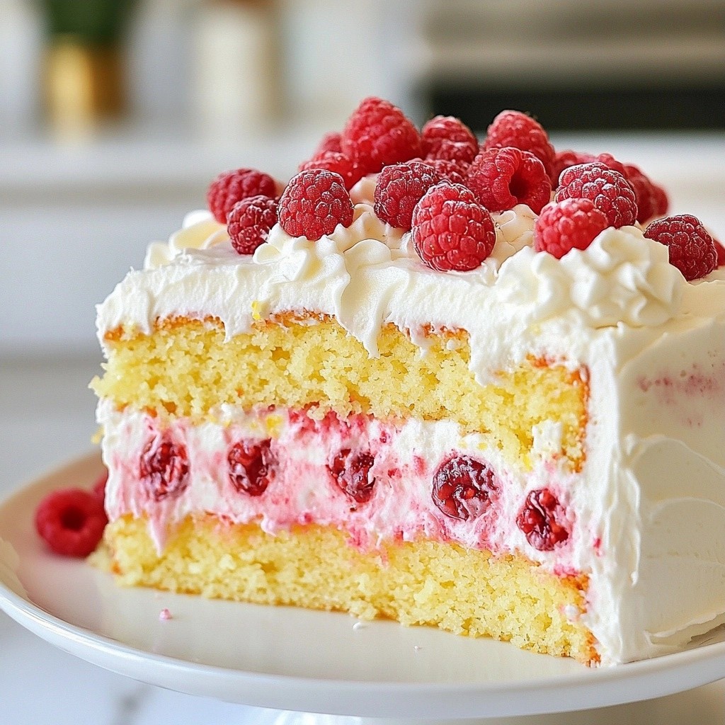 Dekadente Nachahmerrezepte Himbeer-Zitronencreme-Kuchen