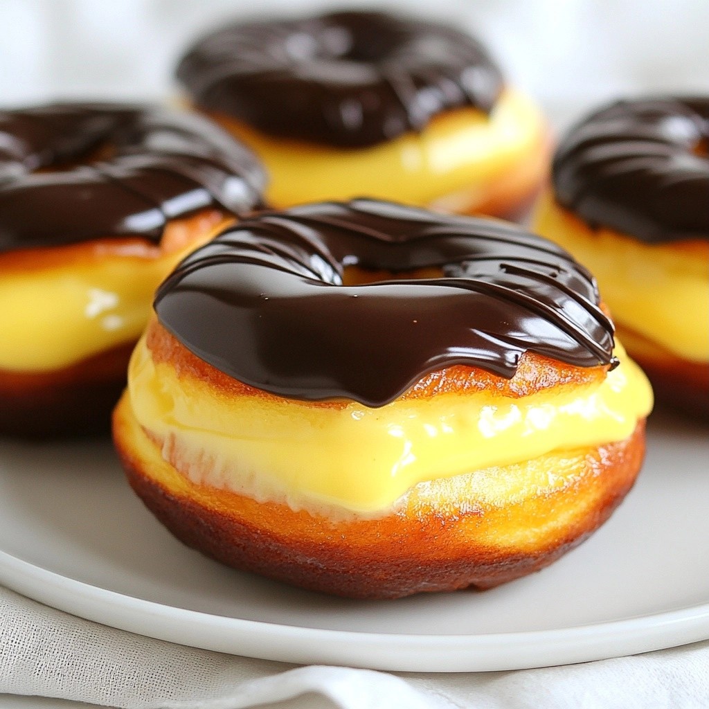 Decadent Copycat Recipes Boston Cream Donuts Genuss