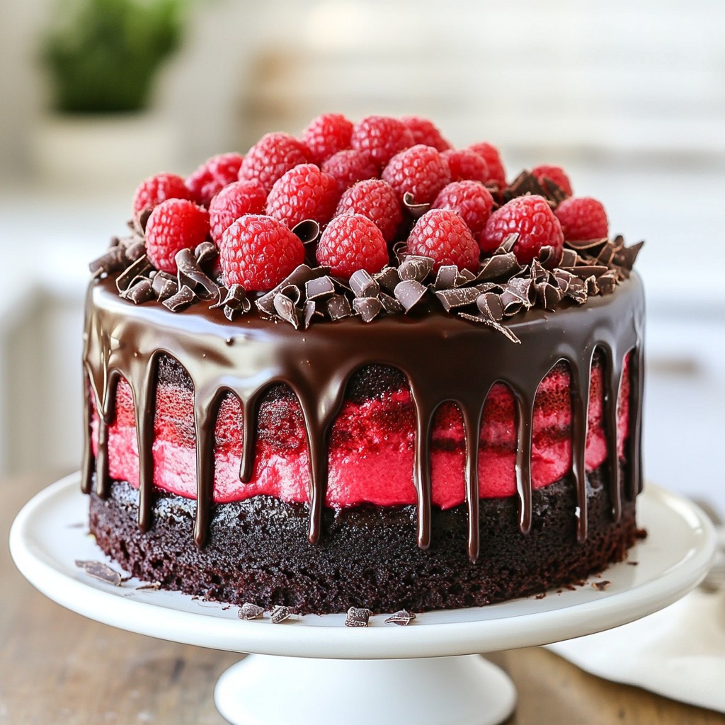 Himbeer Schokoladen-Lagenkuchen Lecker und Einfach