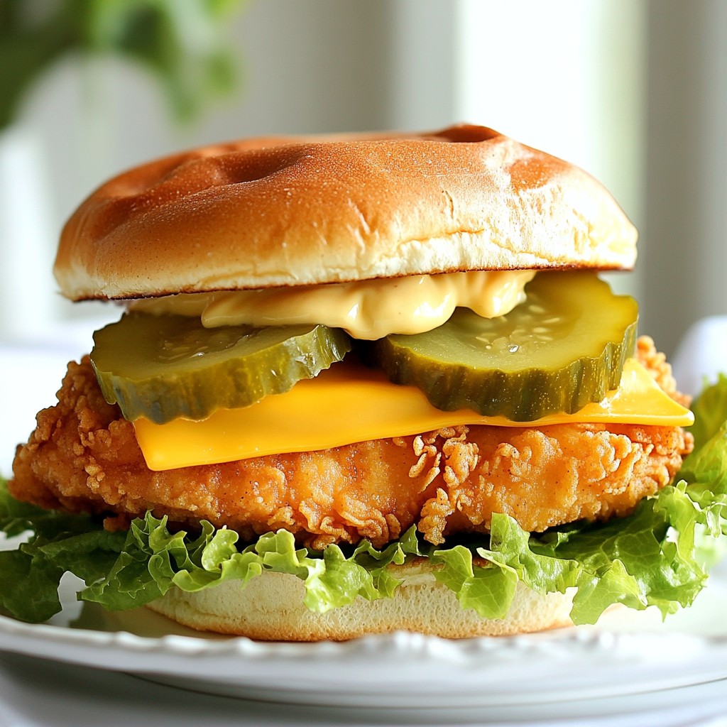 Crispy Chick-fil-A at Home Chicken Sandwich Genuss