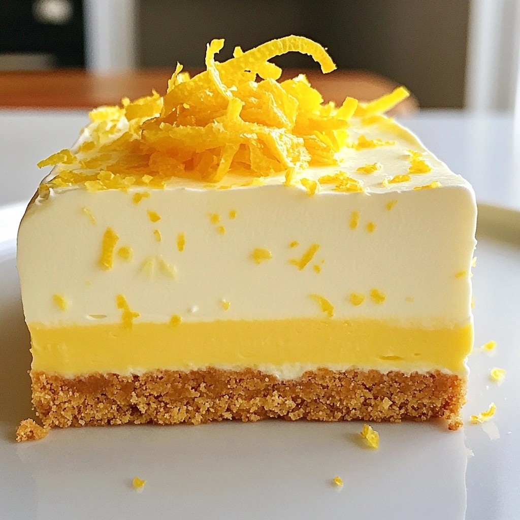 Fluffy Copycat Recipes Lemon Mousse Cake Einfaches Dessert