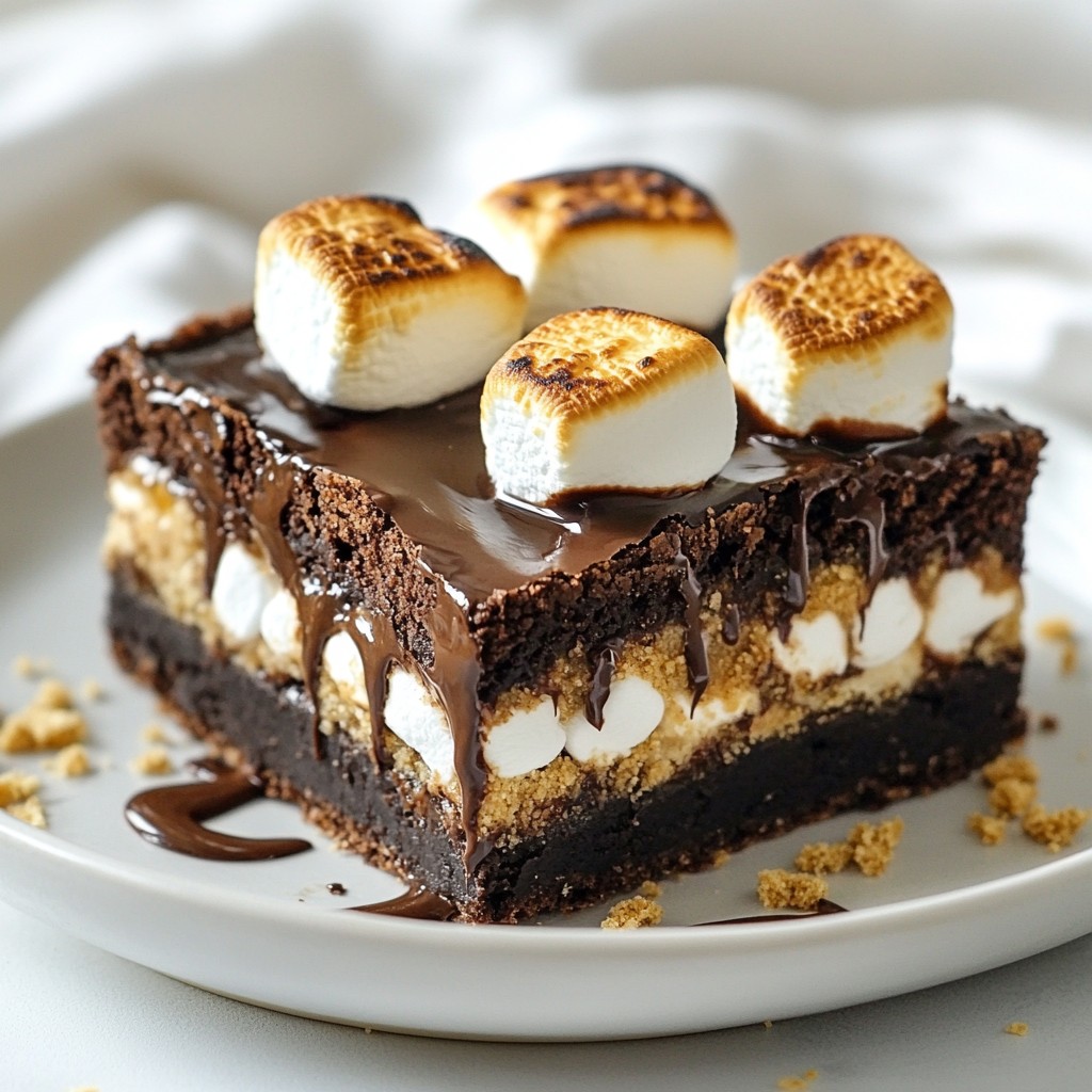 S'mores Stuffed Brownies Köstlicher Genuss für Alle