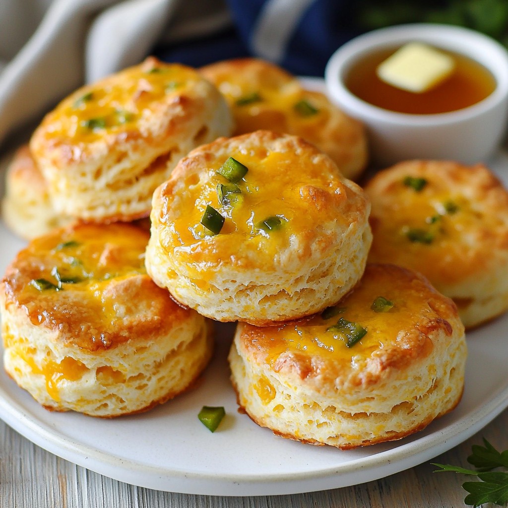 Jalapeño Cheddar Biscuits Einfach und Köstlich Macht