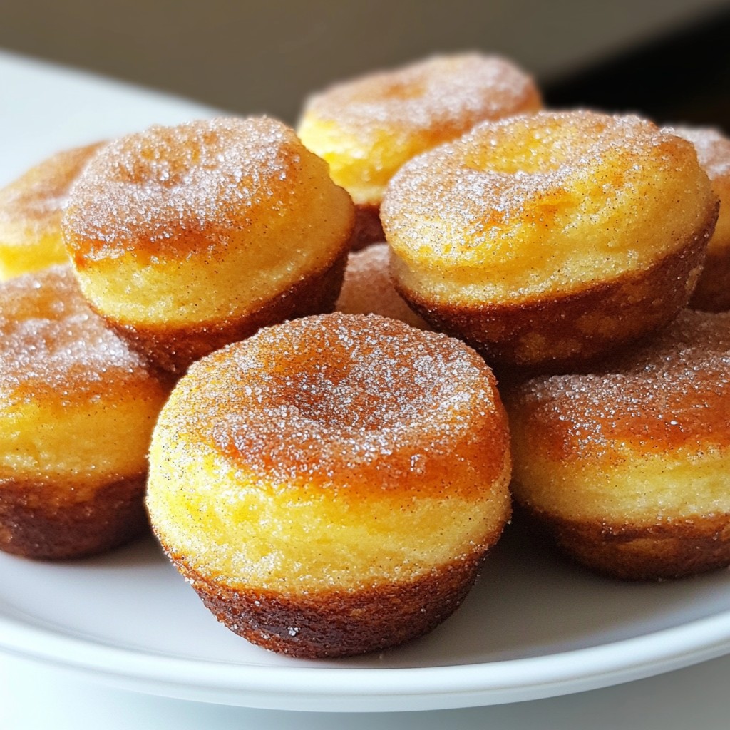 Cinnamon Sugar Donut Muffins köstlicher Genuss