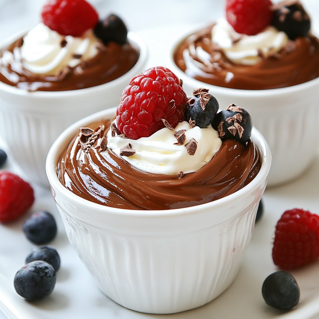 Griechischer Joghurt Schokoladenmousse Genuss Rezept