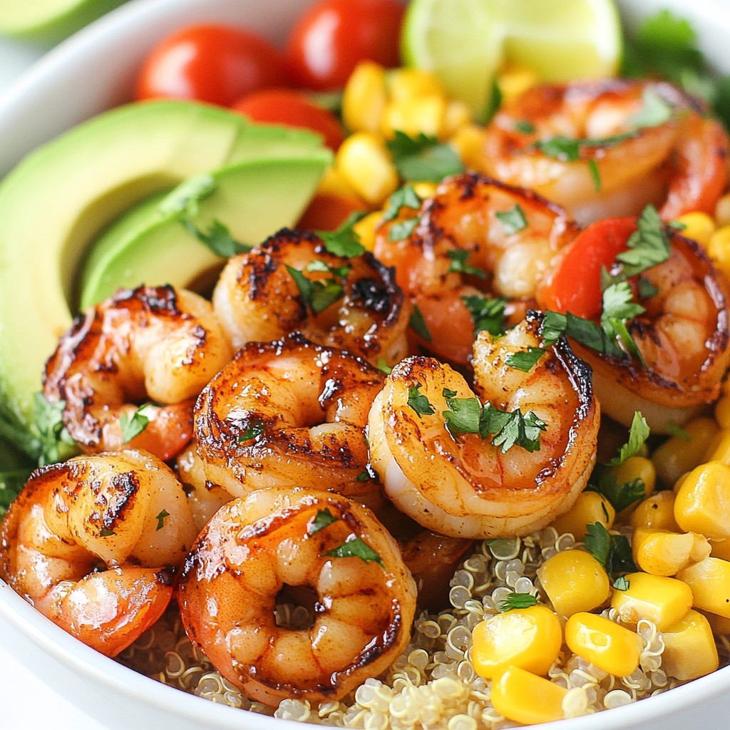 Honey Lime Shrimp Bowls Frisch und Köstlich Genießen