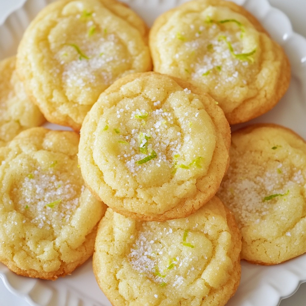 Coconut Lime Sugar Cookies Frisch und Lecker Rezept