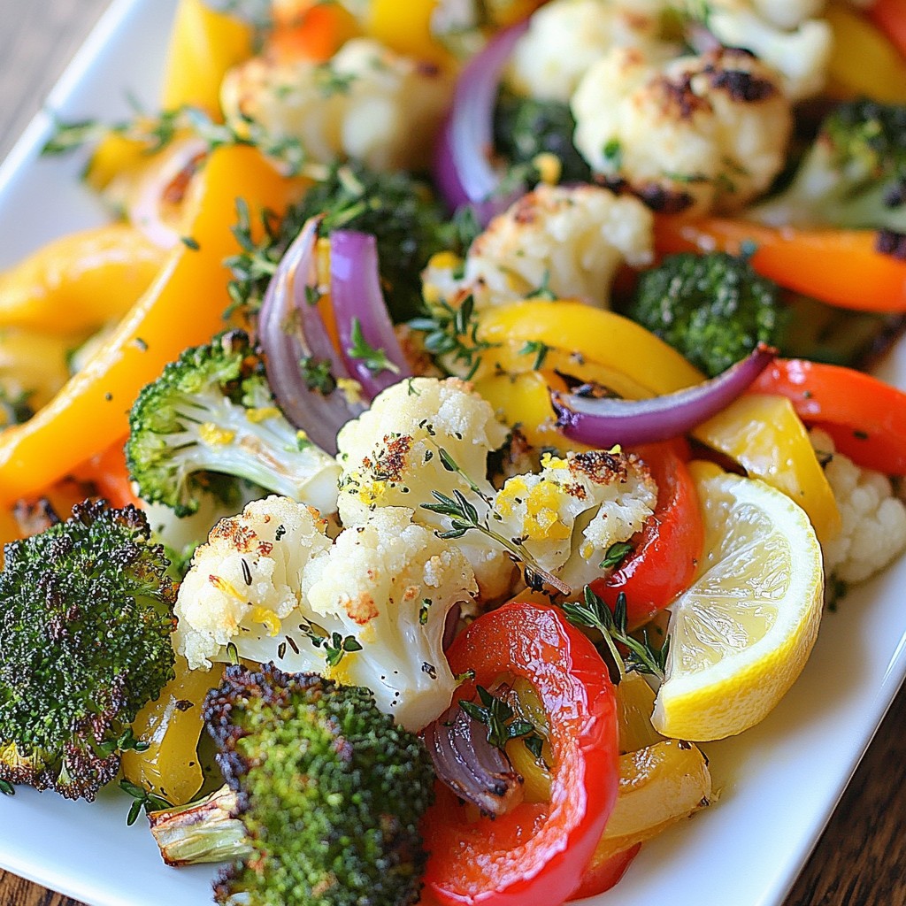 Knoblauchkräuter-röstgemüse voller Geschmack und Nährstoffe