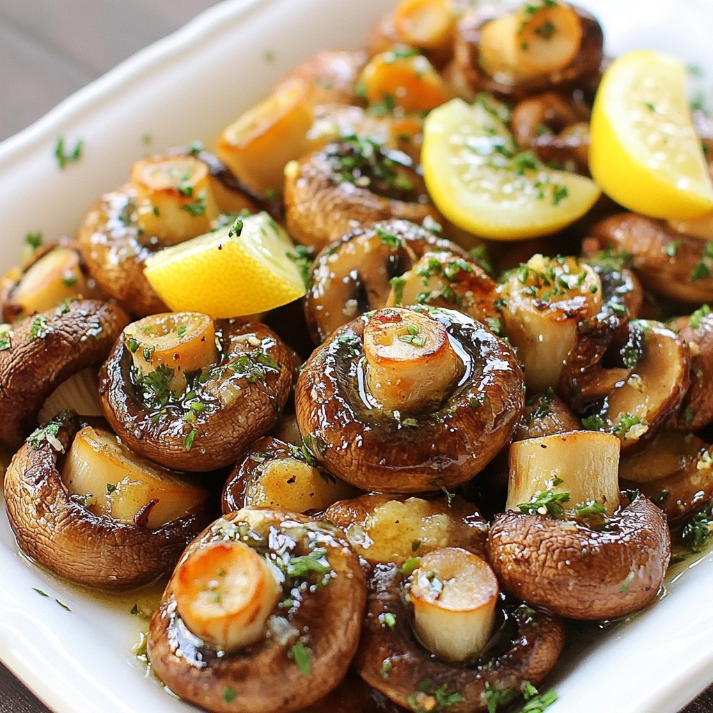 Knoblauchbutter Röstpilze Lecker und Einfach Zubereiten