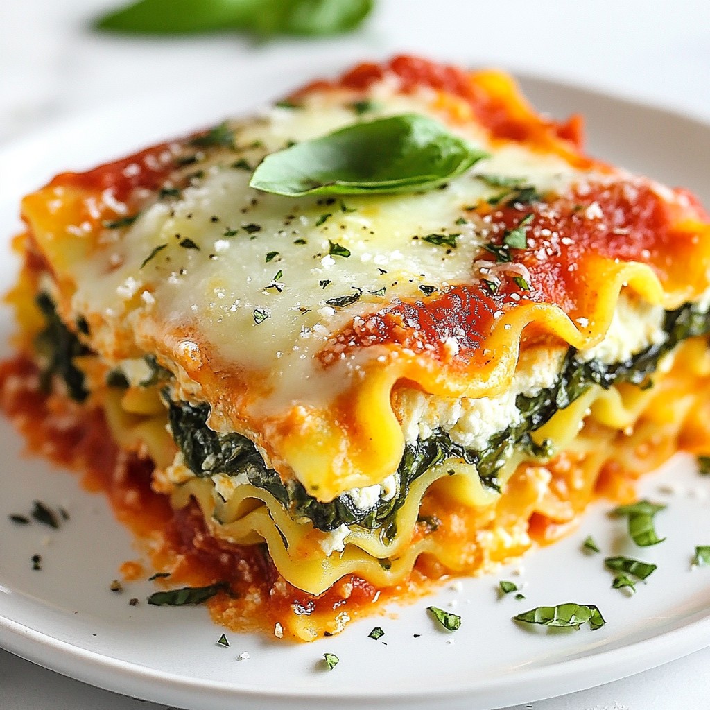Cremige Spinat Lasagne Röllchen Einfaches Rezept