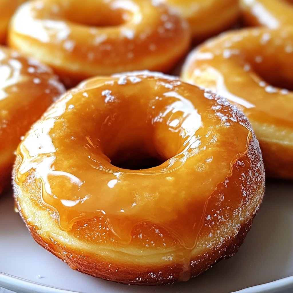 Maple Glazed Old Fashioned Donuts Köstlicher Genuss