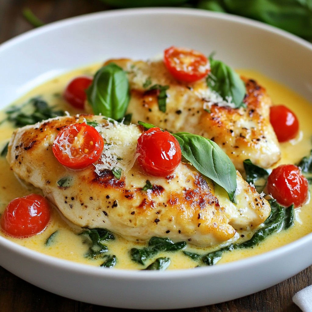 Cremiges Knoblauch-Toskanisches Hähnchen Rezept
