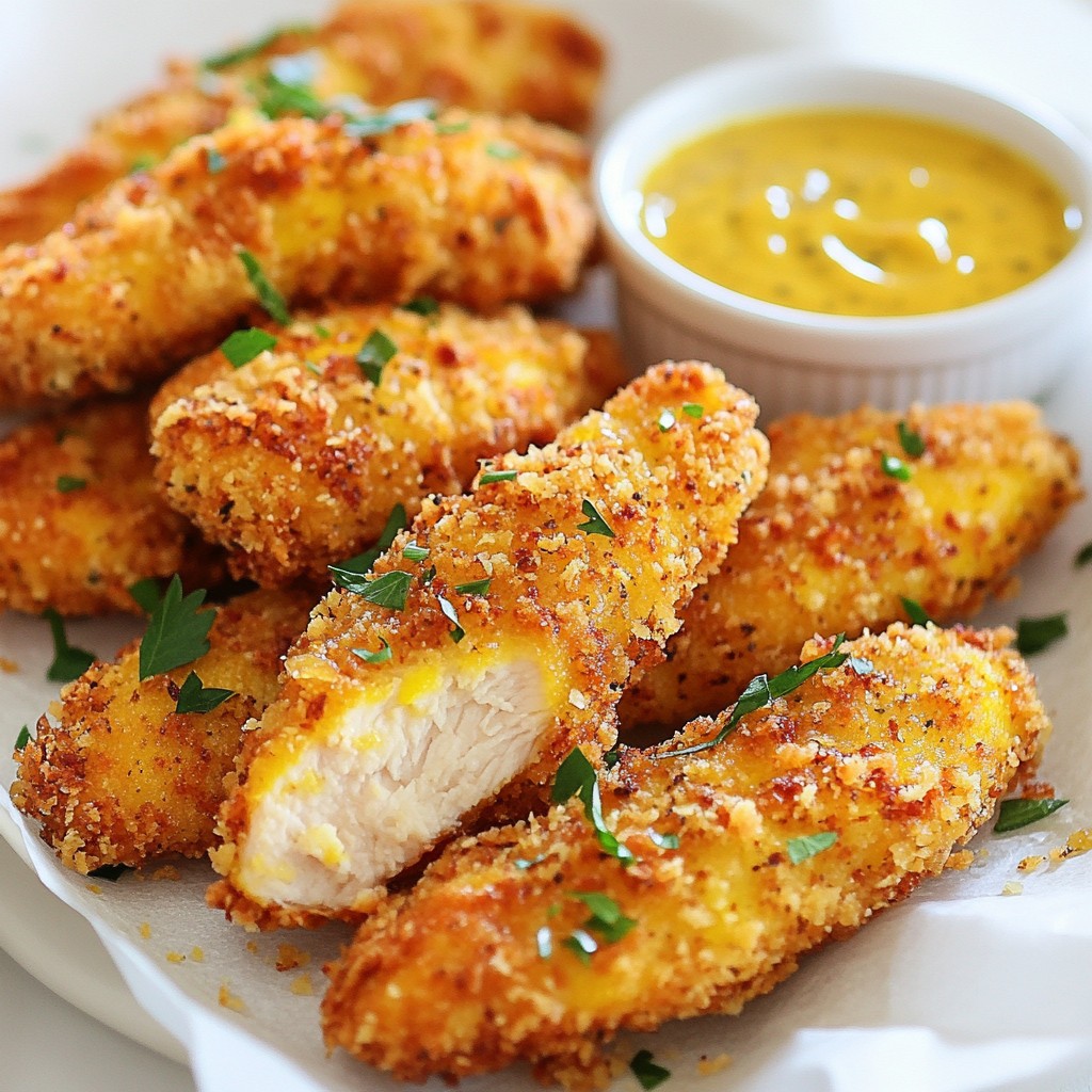Almond Crusted Chicken Tenders Knusprig und Lecker