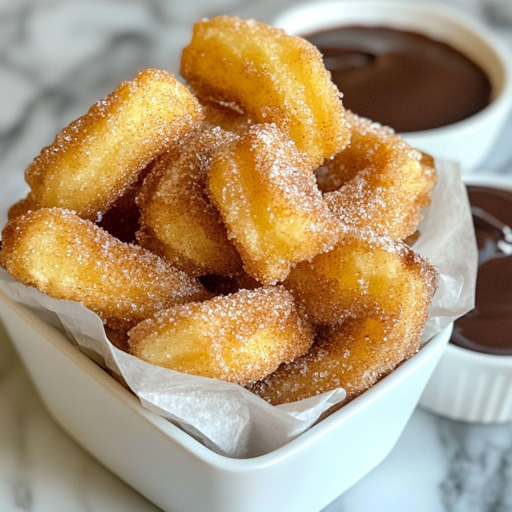 Cinnamon Sugar Churro Bites Einfach und Lecker