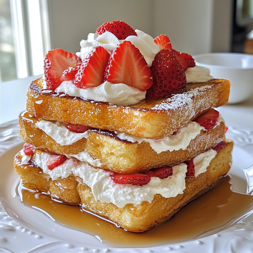 Leckeres Strawberry Cheesecake French Toast Rezept