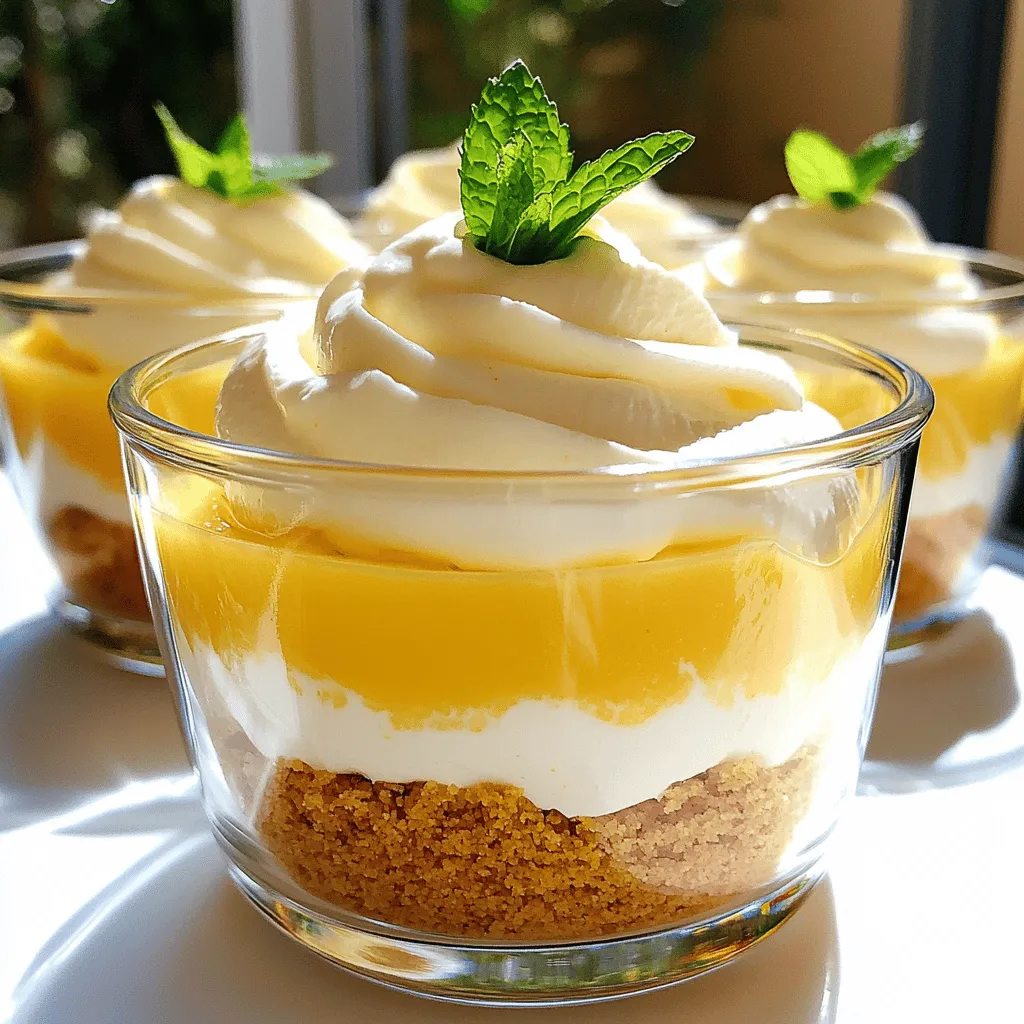 Lemon Cheesecake Mousse Schnelle und köstliche Idee